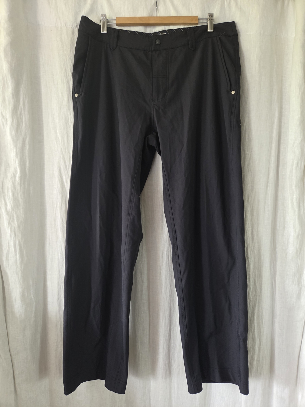 Lululemon Athletica | Black Straight-Leg Performance Chinos